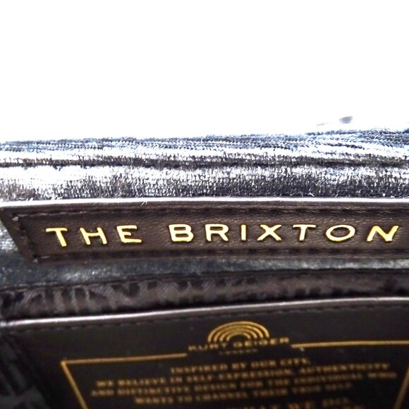 KURT GEIGER LONDON Mini Brixton Velvet Shoulder Bag - Picture 8 of 11